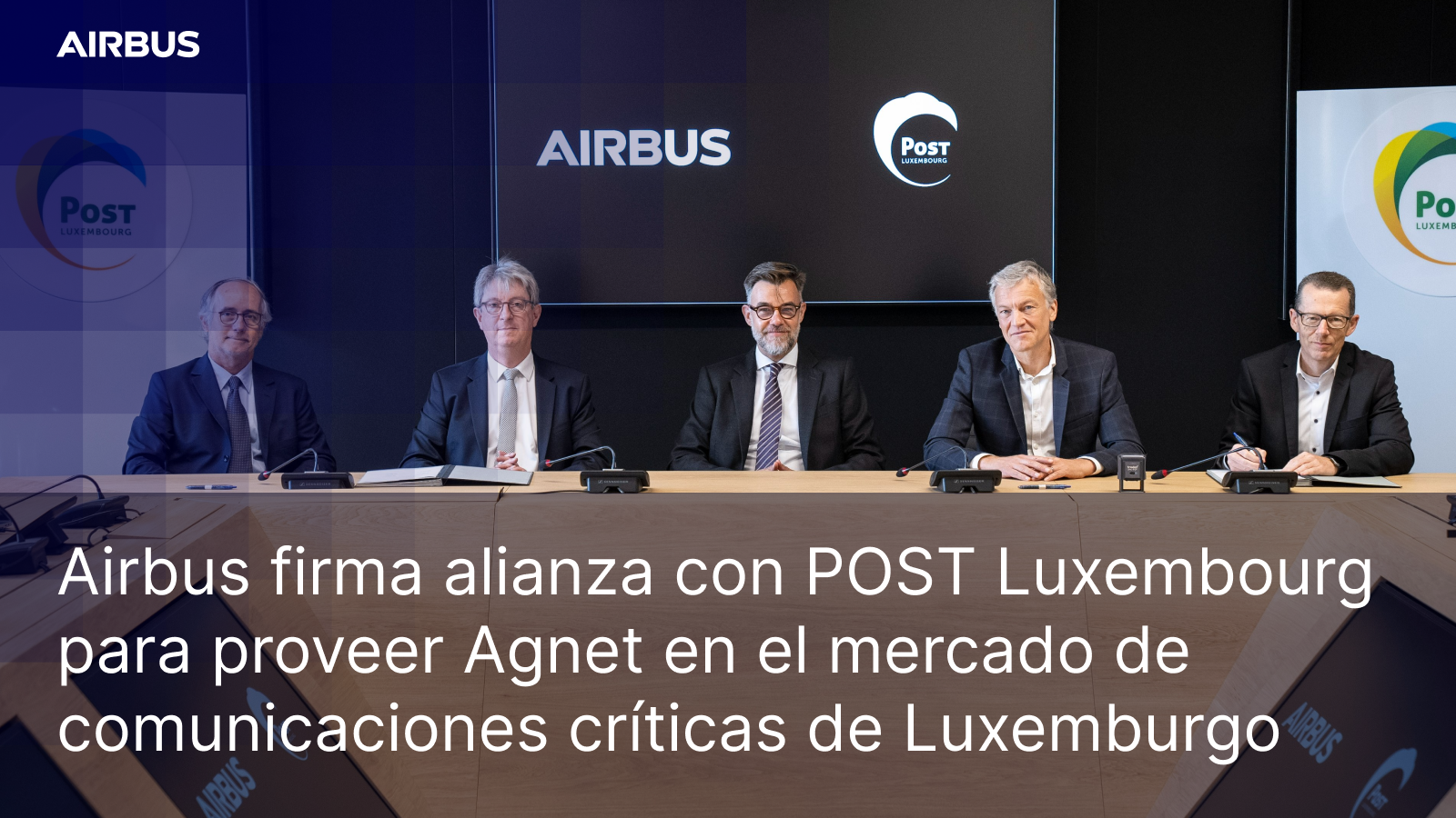 Airbus firma alianza con POST Luxembourg